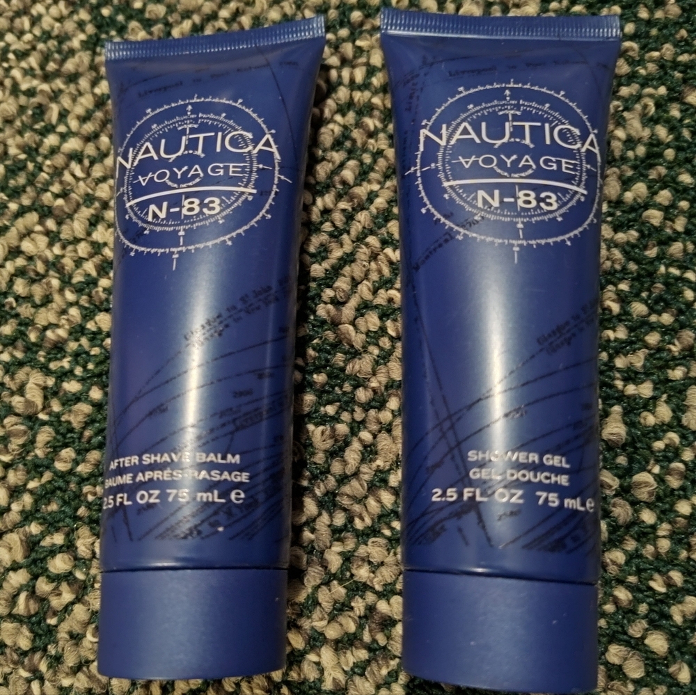 NWT! Nautica Shower Gel & After Shave Balm Set